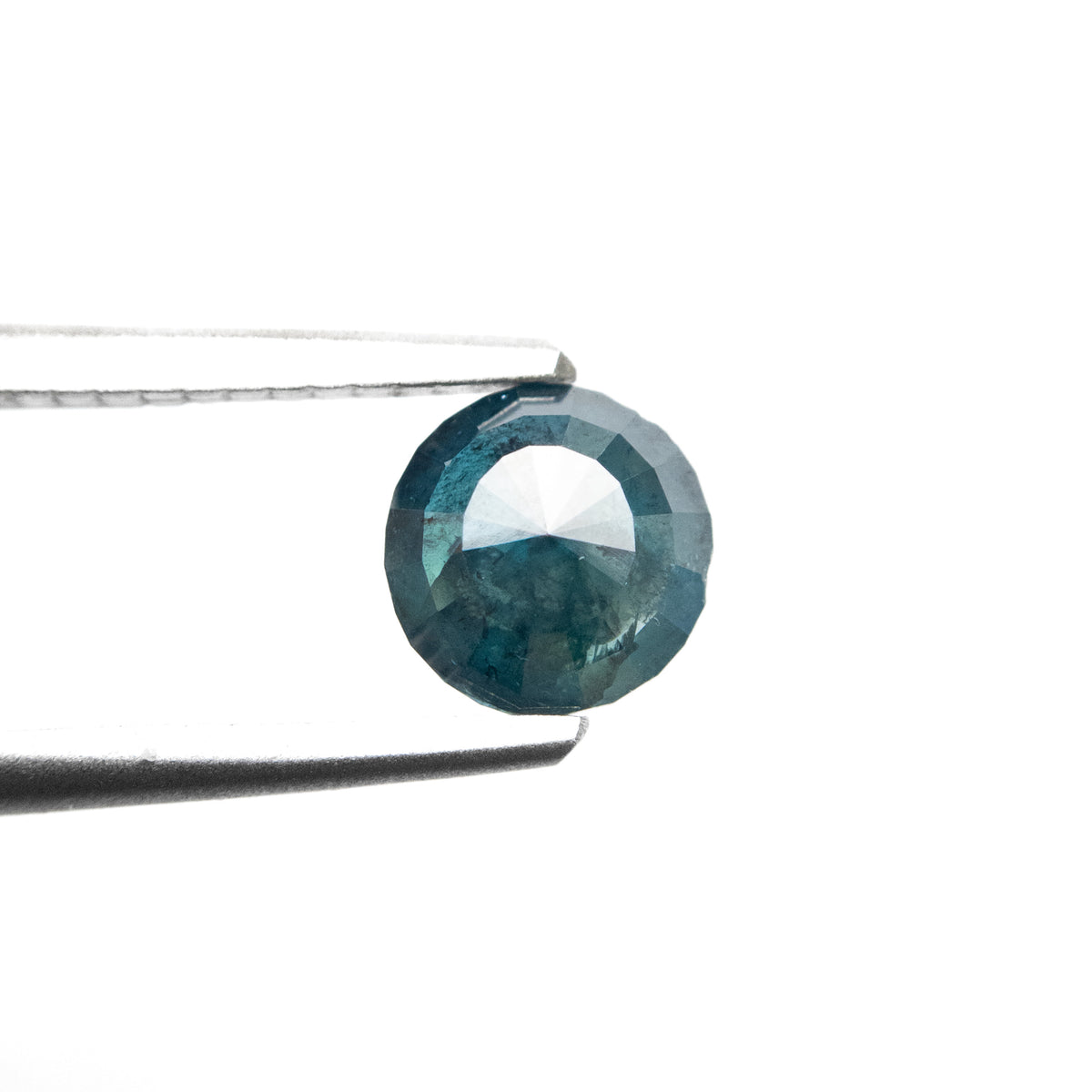 Teal Blue Rose Cut Diamond 0.68