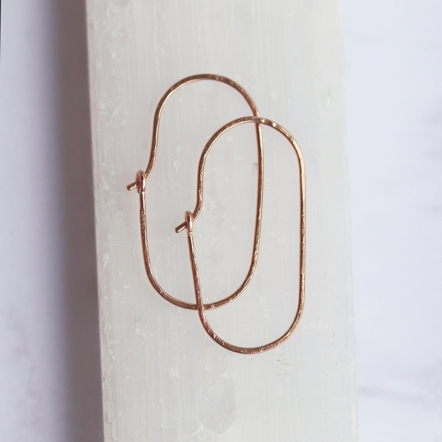 Oval Hoops Small - 2 for 1 wire hoops