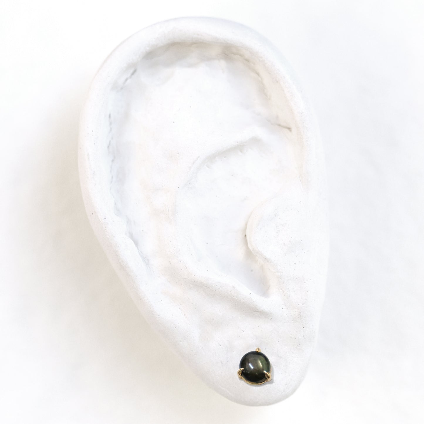 Pendientes de 5 mm - Zafiro estrella