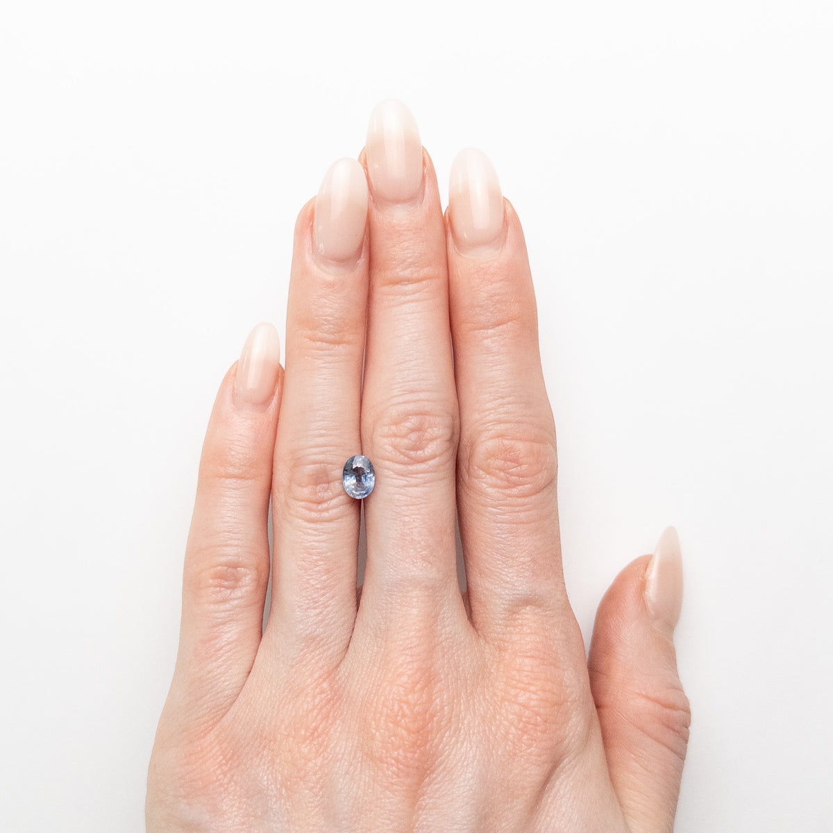 Saphir bleu glacier 1,16 ct