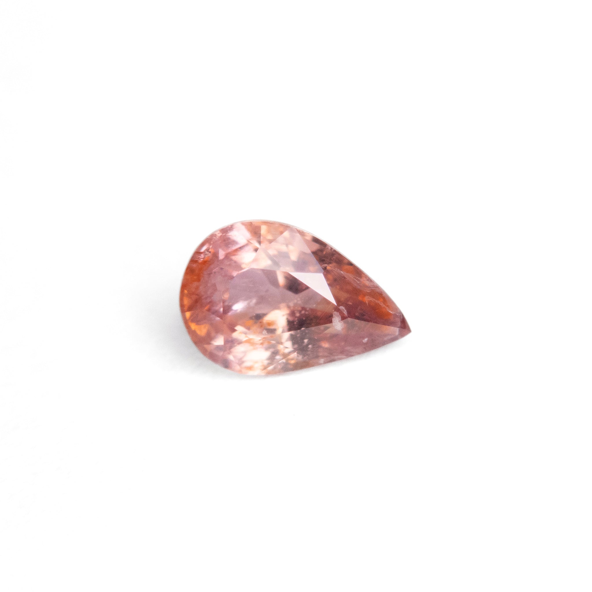 Saphir pêche 1,04 ct