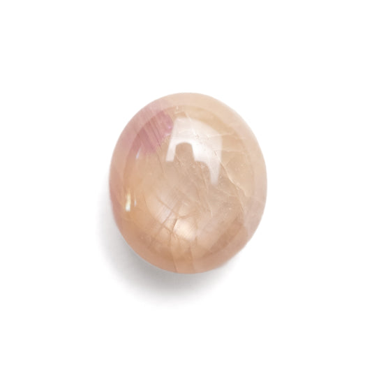 Zafiro estrella color melocotón claro de 4,15 ct