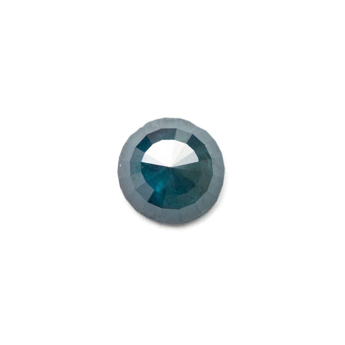 Teal Blue Rose Cut Diamond 0.68