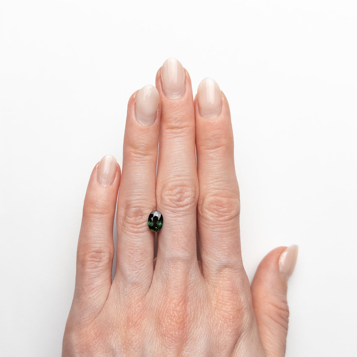 Teal Oval Brilliant Cut Sapphire 1.50ct