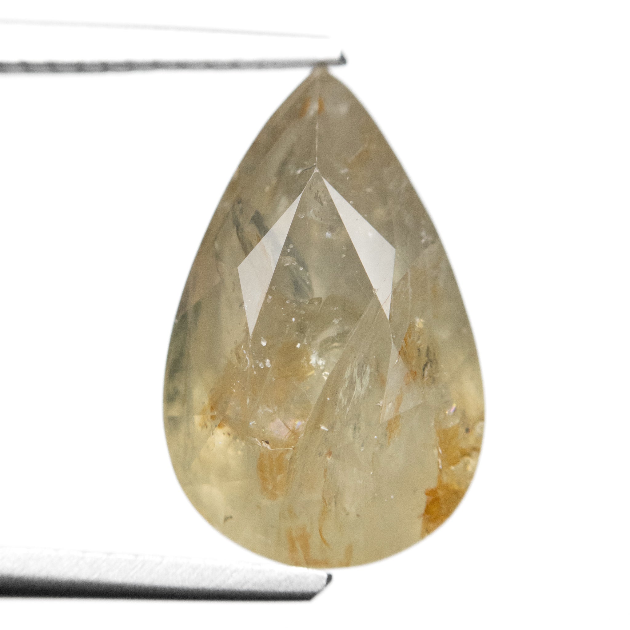 Zafiro amarillo ahumado 8,66ct