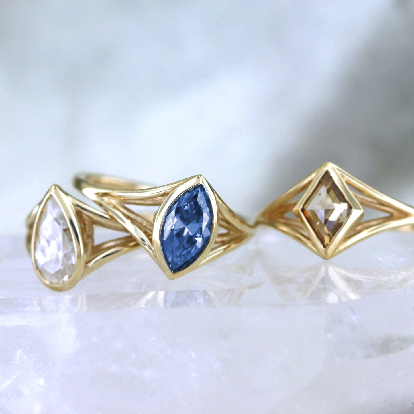 Annie - Split Shank Engagement Ring Mount