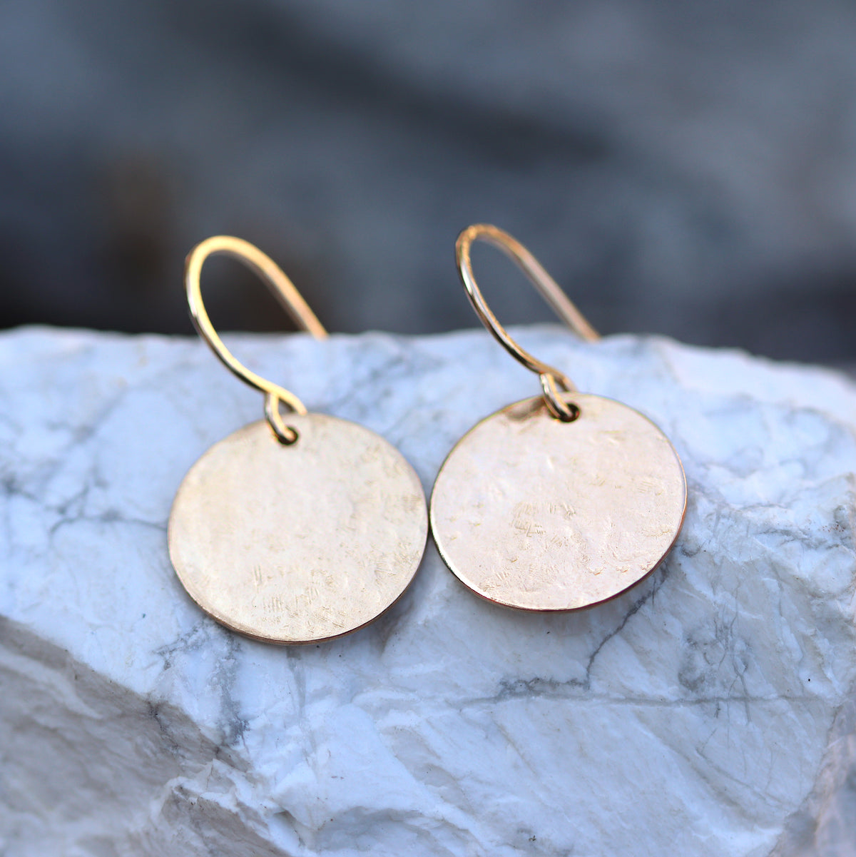 Boucles d'oreilles disque
