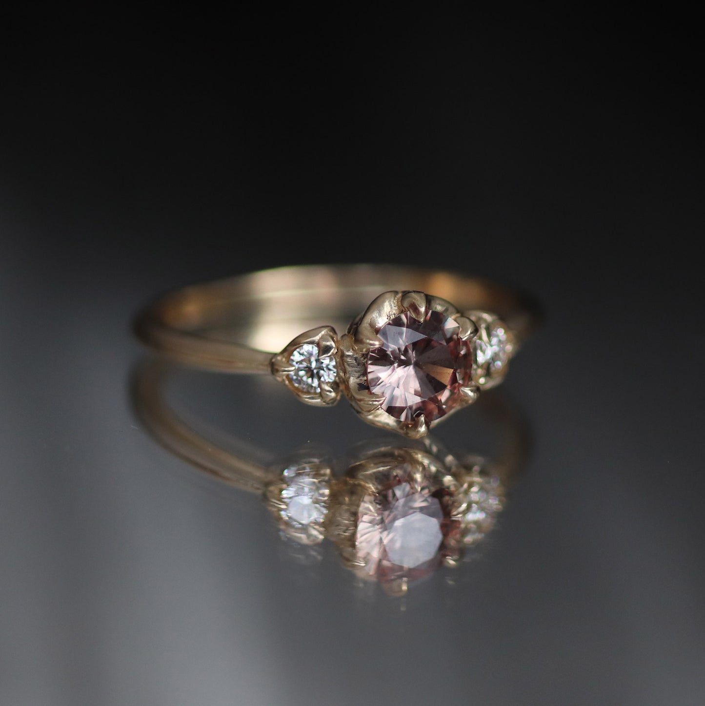 Cici - Classic Three Stone Engagement Ring Mount