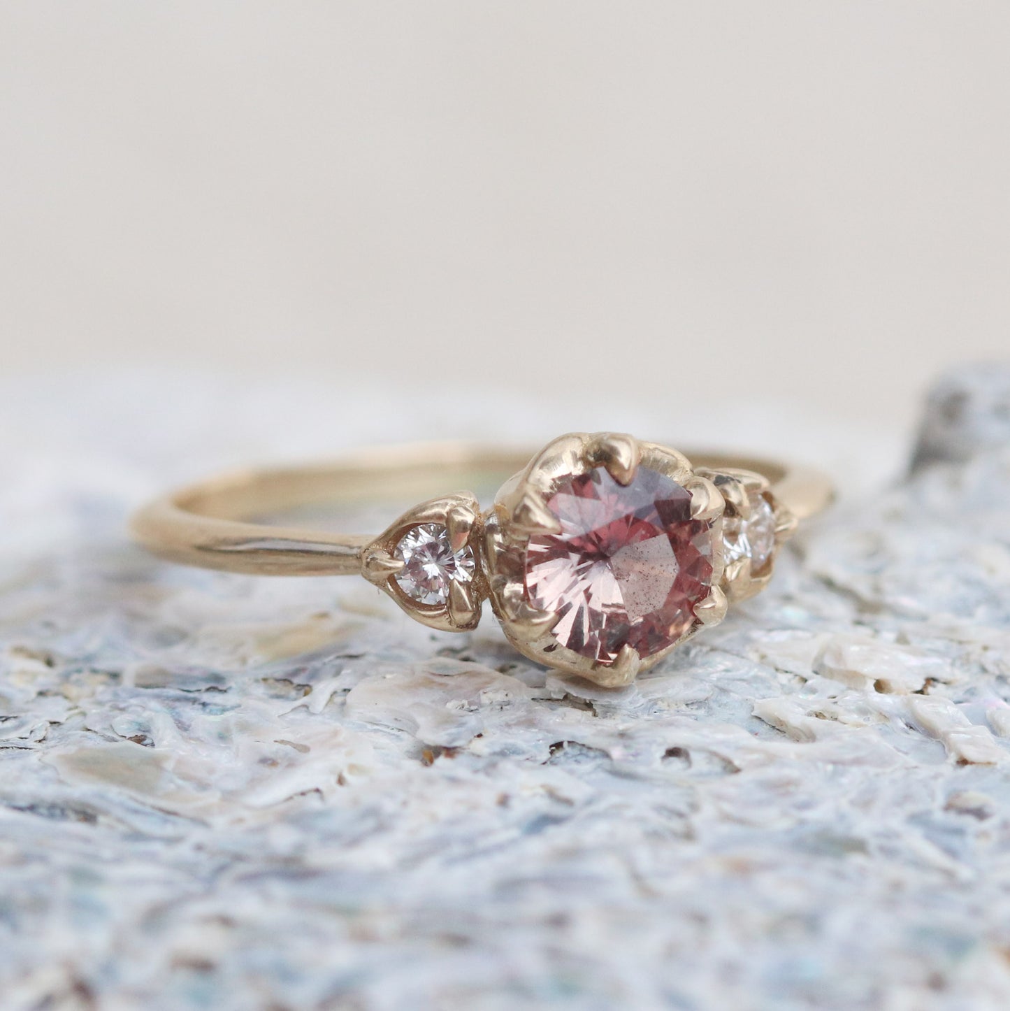 Cici - Classic Three Stone Engagement Ring Mount