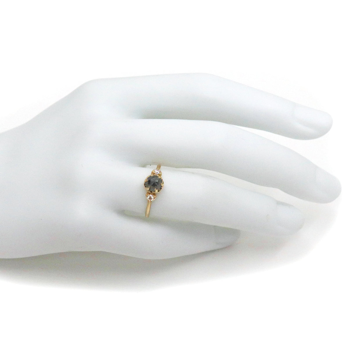 Cecilia - Classic/Modern Three Stone Engagement Ring Mount