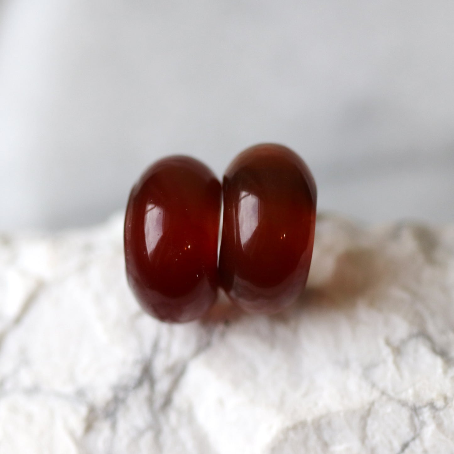 Semi-precious Gemstone Huggie Hoops