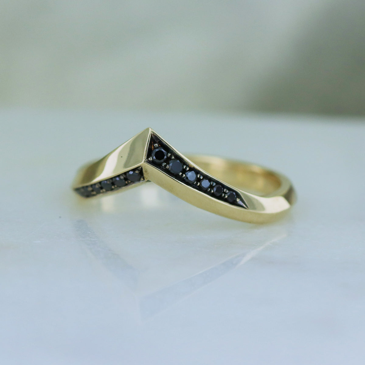 Diadem - Half Pave Contour Band
