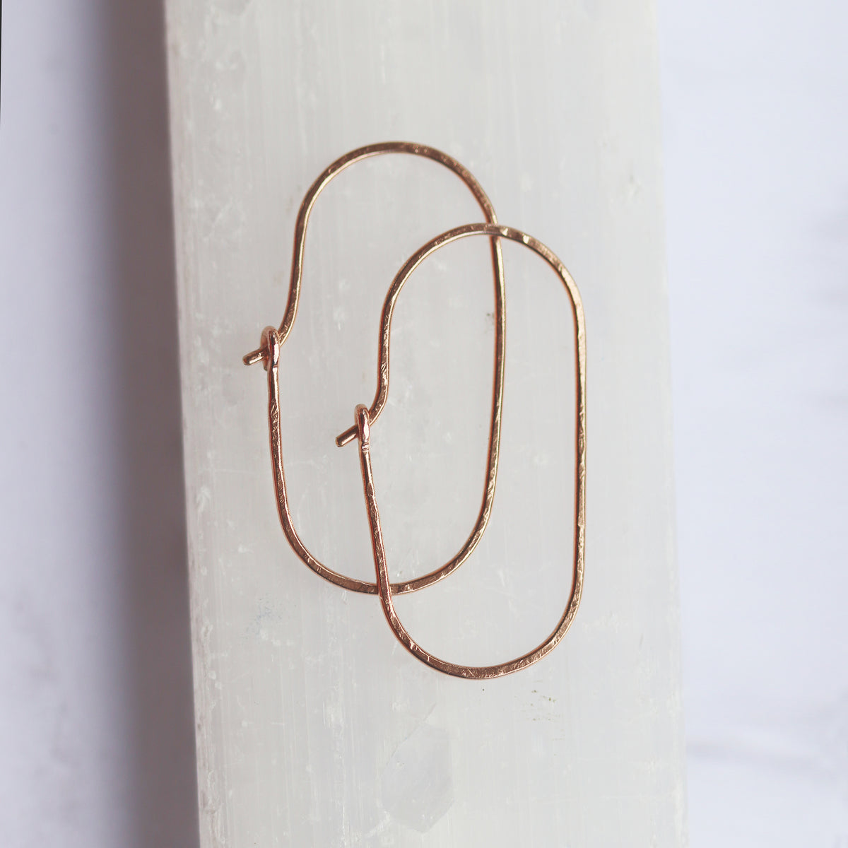 Oval Hoops Small - 2 for 1 wire hoops