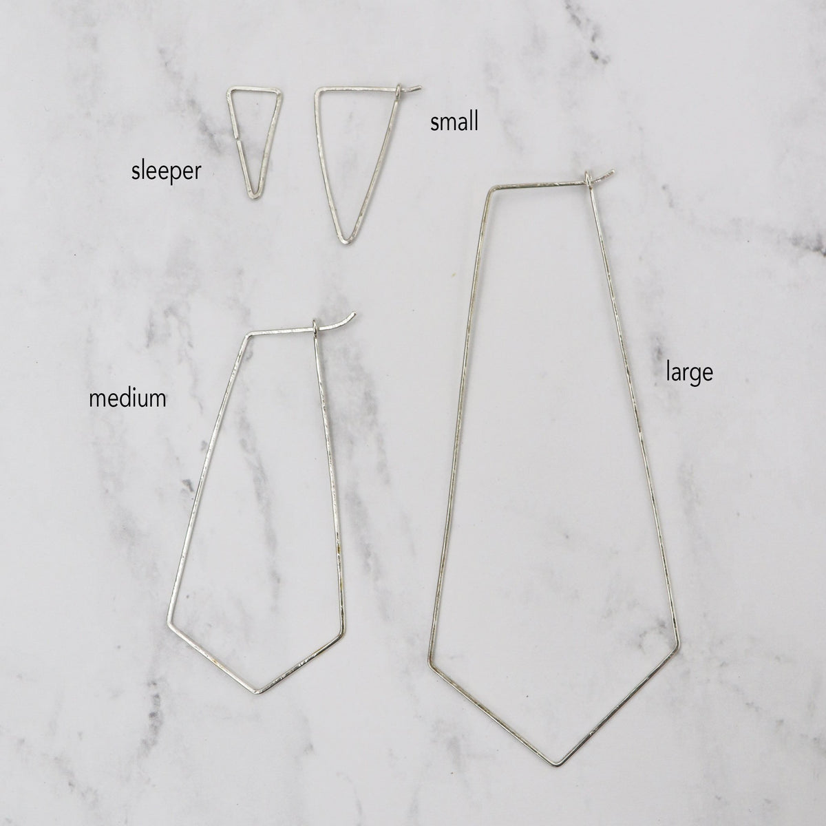 Spike Hoops Small - 2 for 1 wire hoops