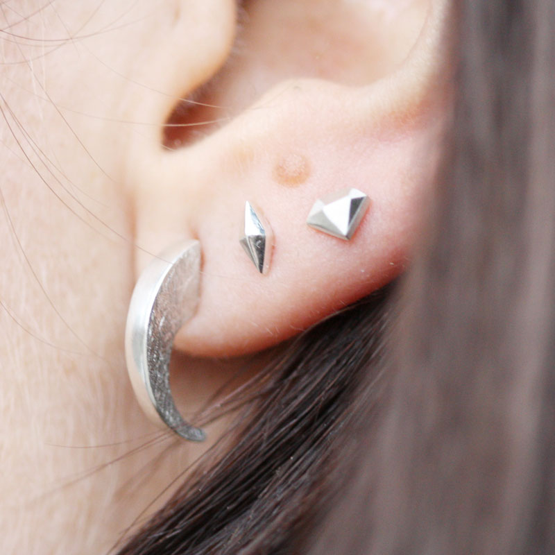 Pendientes con gemas